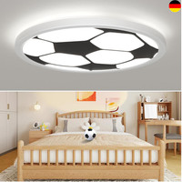 Deckenlampe Led Deckenleuchte Flach 24W 4000K Weiß FußBall 2400LM Ø30Cm Rund