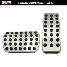 2pc Pedal Cover Set For Mercedes A B Cla Gla Ml Gl R-class Stainless Steel