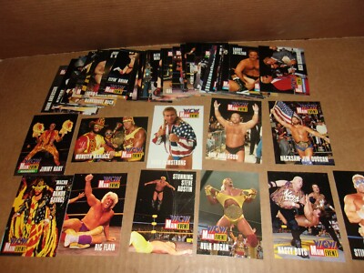 1995 WCW 50 Card Set (2-51) Main Event Wrestling Hulk Hogan Austin Flair Macho