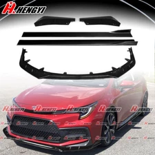 For Toyota Corolla SE Sedan 2020-2025 Front Lip Side Skirt Rear Splitter Spats