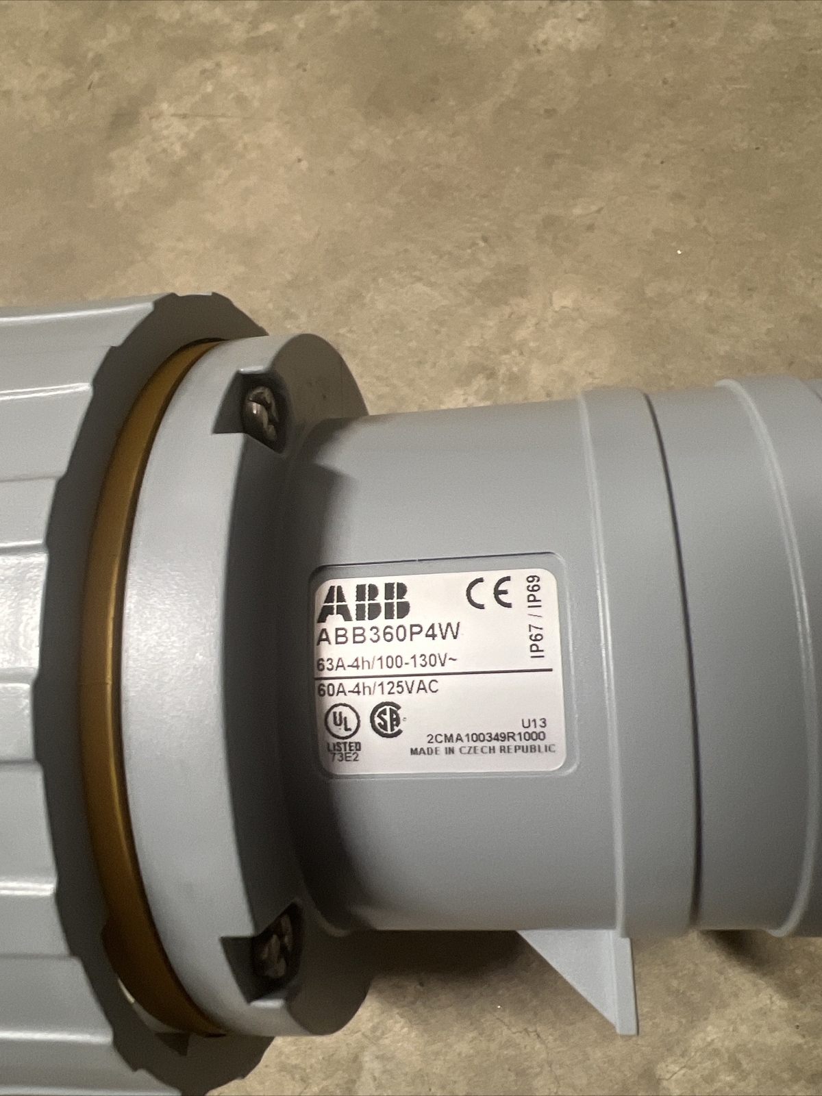 ABB360P4W Electrical Plug