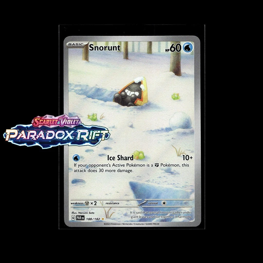 Snorunt 188/182 SV04: Paradox Rift for sale