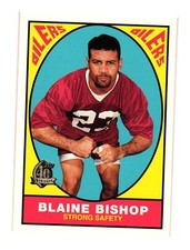 1996 Topps #12 Blaine Bishop Houston Oilers