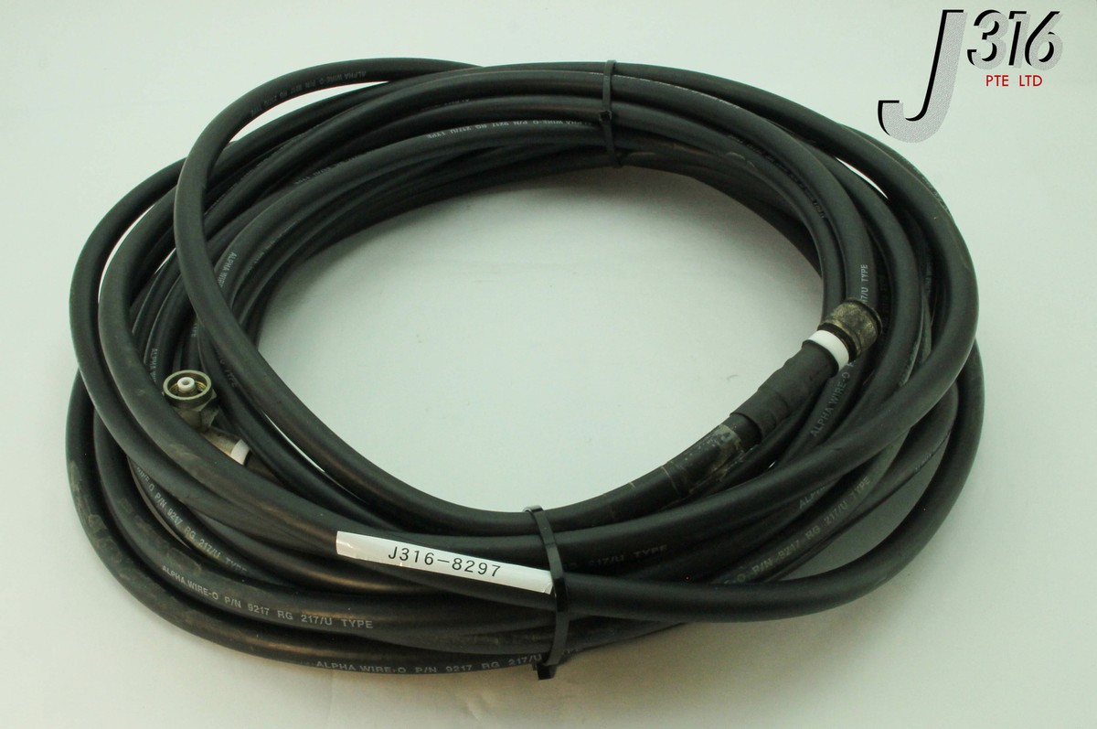 8297 APPLIED MATERIALS CABLE, 55FT RF COAXIAL 13.56MHZ W/CON, 16.9