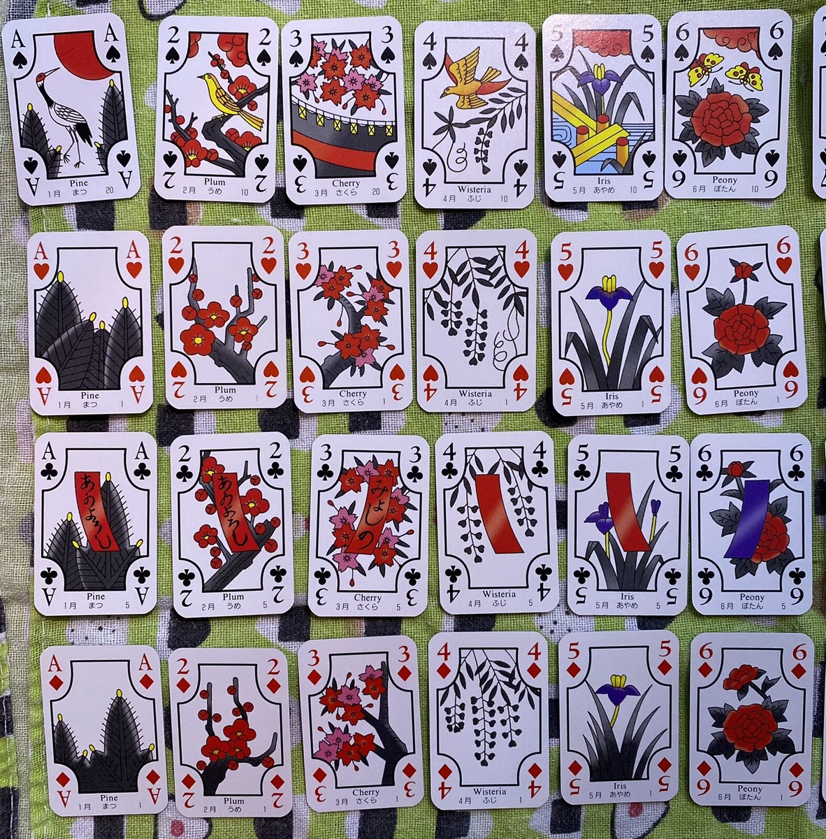 Jewel Cards mini 13-suit Hanafuda Trump Fusion Flower