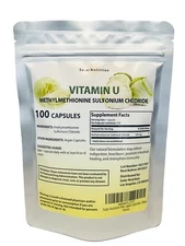 Vitamin U, Methylmethionine Sulfonium Chloride 500 mg, 100 Vegan Capsules