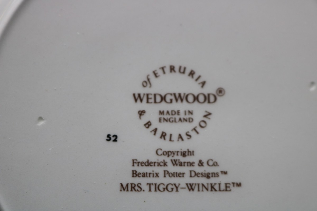 Vintage Mrs Tiggy Winkle Nursery Set by Wedgwood-Beatres Potter | eBay