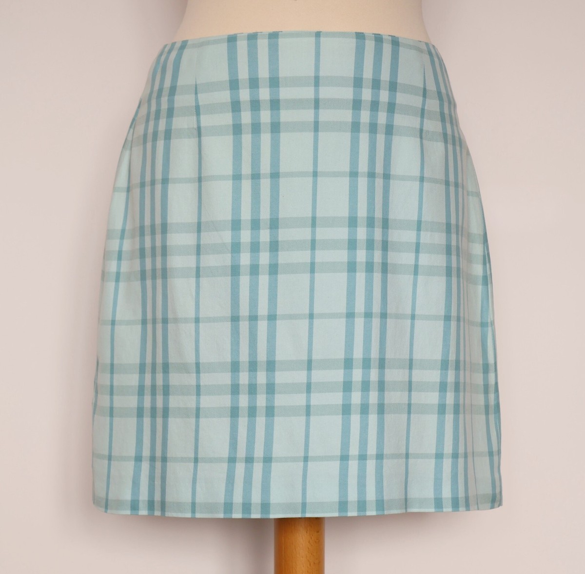 スカート Burberry skirt size 36 BURBERRY BLUE LABEL Wrap Mini Skirt Nova Check Pleated Size