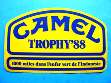 ancien Autocollant Camel Trophy,88 / 1000 Miles dans l'enfer vert de L'indonésie