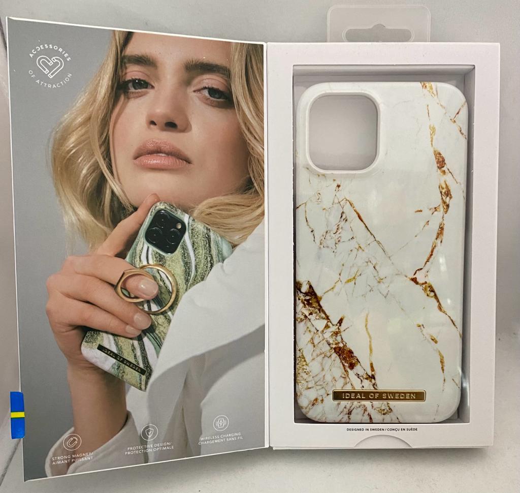 iDeal of Sweden Printed Case for iPhone 12 Pro Max Carrara Gold