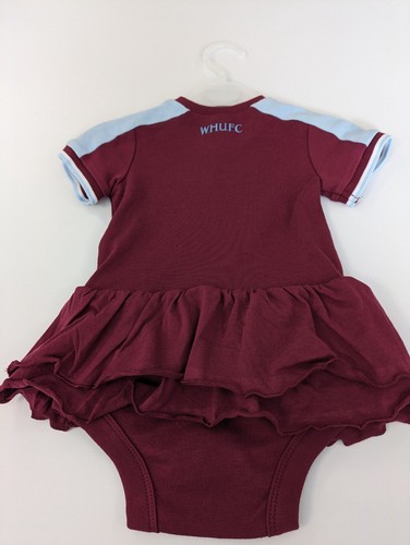 Paquete de 2 West Ham Baby Grows - Licencia Oficial, Tutus y baberos - Imagen 17 de 54