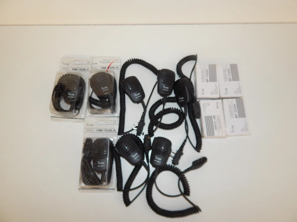 ICOM Zwei-Wege-Funkgerät Zubehör Los - HM-158LA - BP-232H (XMU9) - Bild 2 von 4