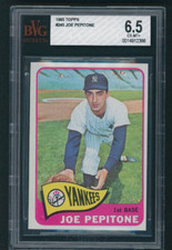 1965 Topps Joe Pepitone #245 BVG 6.5 EX-MT+ NEW YORK YANKEES