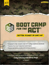 Boot Camp for the ACT/Better scores in one day/4th Edition by MasteryPrep.