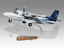 De Havilland DHC-6-400 Caverton Desk Wood Airplane New Model Small Scale 1/72