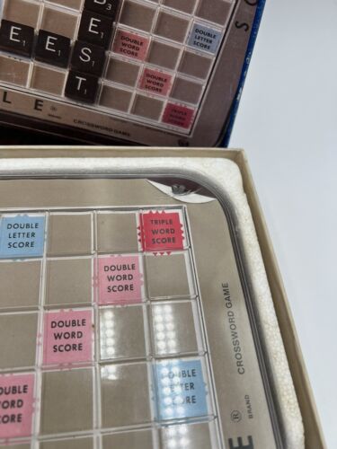 Scrabble Deluxe Edition Board Game Vtg 1987 100% Complete Hardwood Tiles-Spins! - Picture 9 of 16