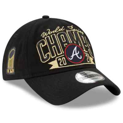 Atlanta Braves New Era 2021 World Series Champions Locker Room 9TWENTY Hat 