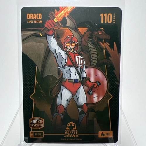 Bo Jackson Battle Arena Battlefoil Fire Draco #BF-148 Drake Maye ROOKIE
