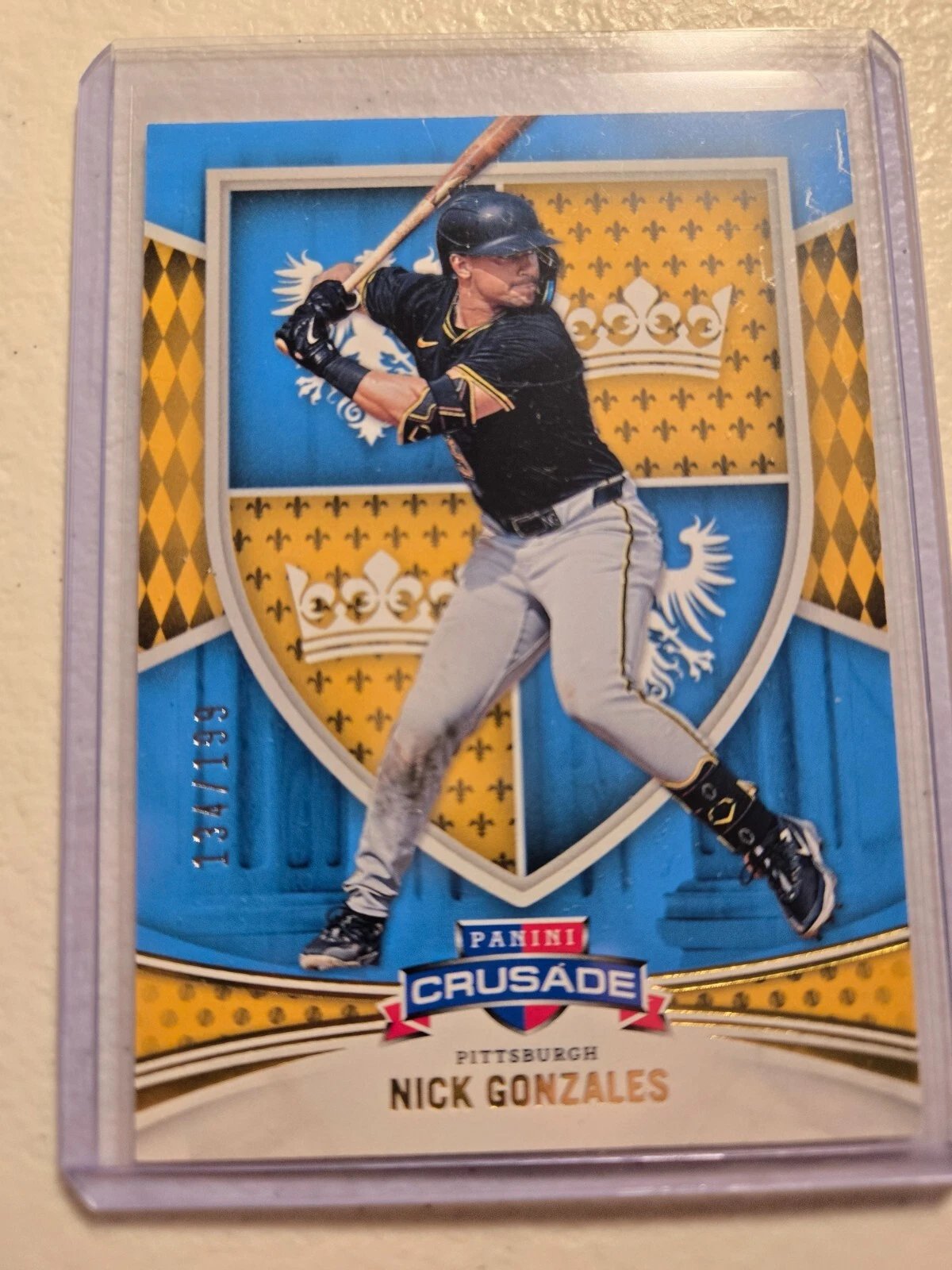 2024 Panini Crusade - #50 Nick Gonzales - Blue 134/199 (RC)