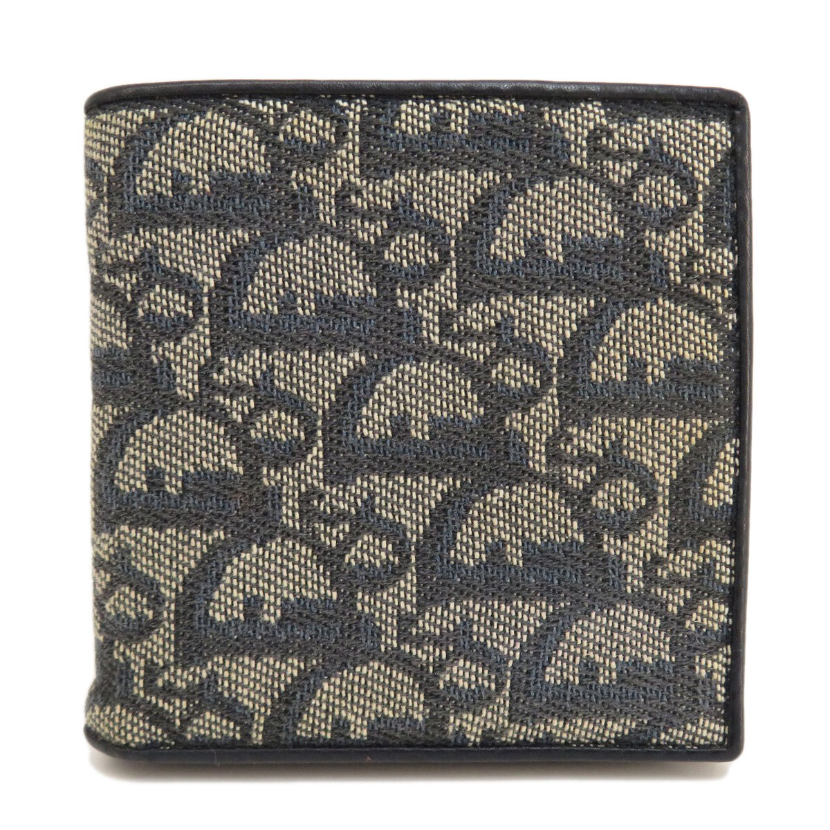 CHRISTIAN DIOR Bifold Wallet with Coin Pocket Trott… Gem