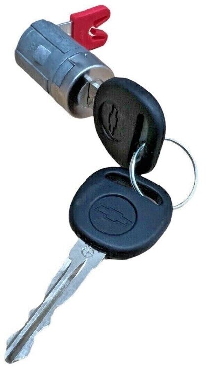 2007-2013 CHEVY SILVERADO TAHOE DRIVER DOOR LOCK CYLINDER 2 KEYS - Foto 12