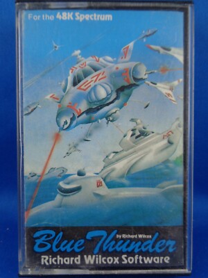 SINCLAIR ZX SPECTRUM -- BLUE THUNDER (RICHARD WILCOX SOFTWARE) DL