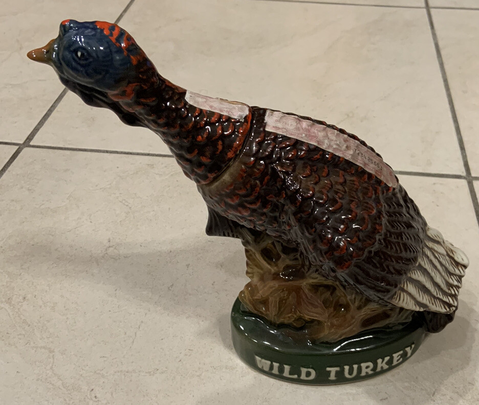Austin Nichols Wild Turkey 700ml 40%２本 1977 Austin Nichols WILD TURKEY Liquor Bottle Decanter 185