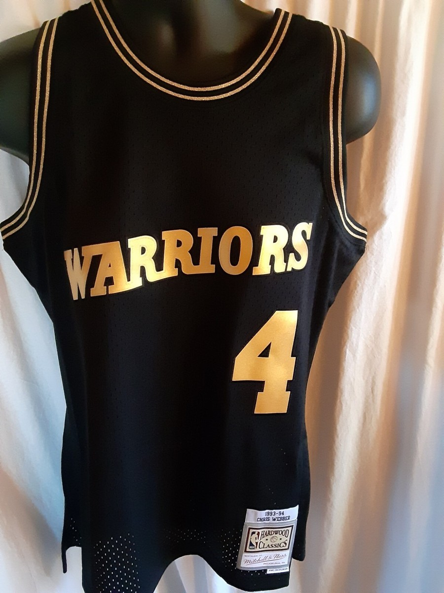 Golden State Warriors Chris Webber #4 Men's Mitchell & Ness