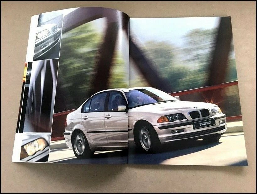 1999 BMW 328i 323i 3-Series Sedan 66-page Original Car Sales Brochure Catalog Foto 4 de 4