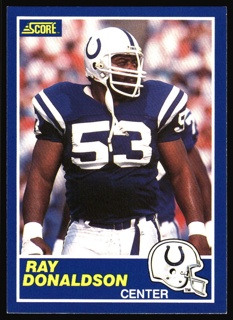 1989 Score Ray Donaldson #42 Indianapolis Colts | eBay