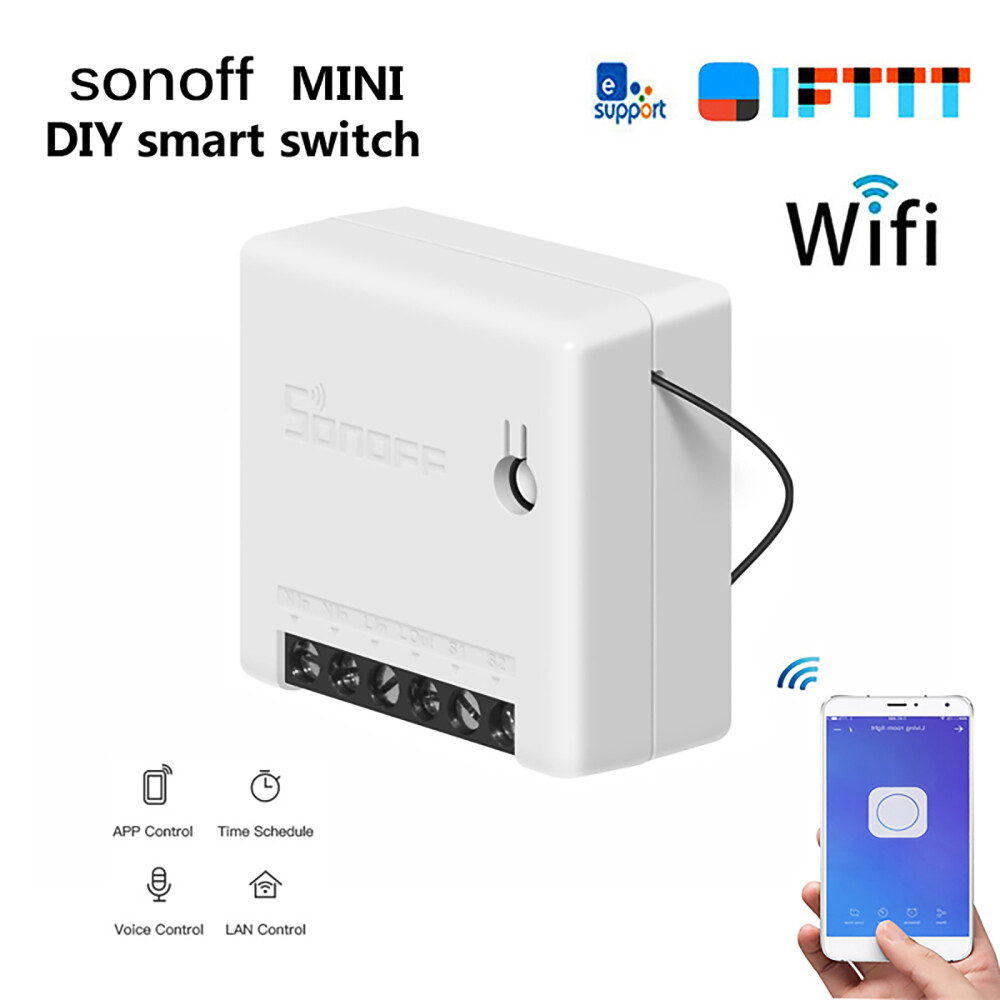 2/3/5/6/8/10PCS Sonoff Mini R2 Wifi Smart 2 Vie Interruttore Fai Da Te - Foto 8