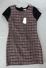 Banana Republic Rear Zip Knit Mini Dress. Metallic Threaded, Size 4P. NWT!!