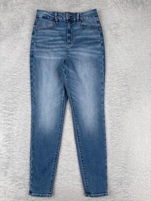 American Eagle Outfiters Jeans Women 8 Blue Denim Curvy Next Level Stretch 27x27