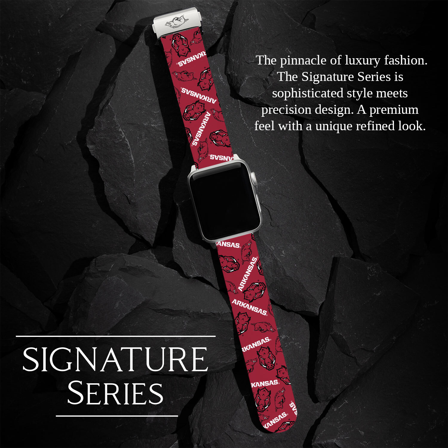 Arkansas Razorbacks Signature Series Watch Band for Apple Watch | eBay