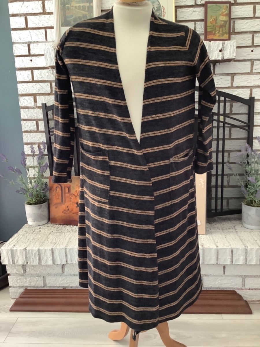 Cardigan Long Ouvert LuLaRoe Style Boho - Taille S - Motif Plumetis - Occasion Très Bon état