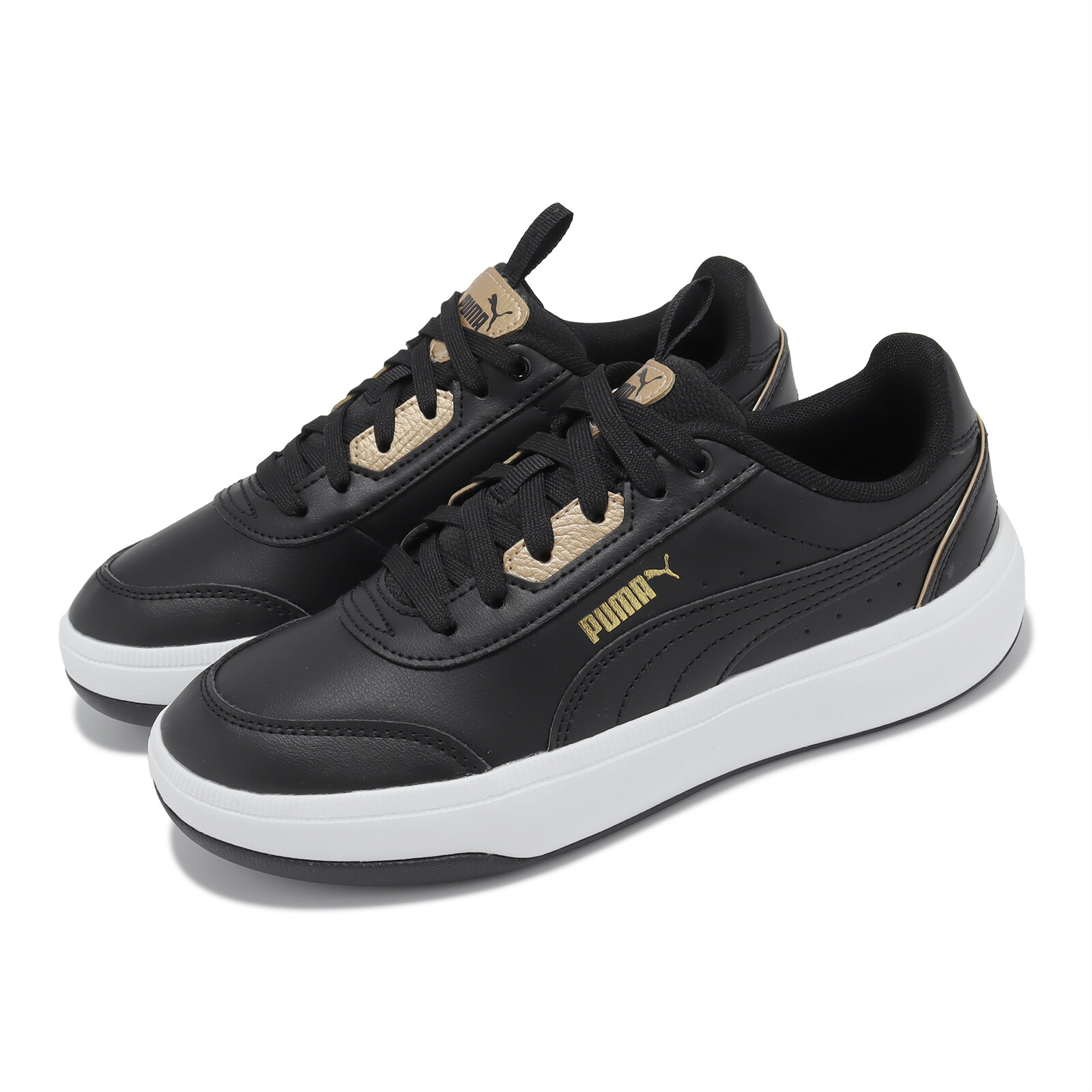 Женская повседневная обувь Puma Tori Pop-Up Metallics Black Gold White 392490-01