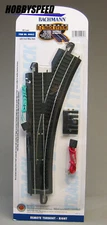 BACHMANN E-Z TRACK HO REMOTE RIGHT HAND SWITCH steel alloy roadbed BAC44462 NEW