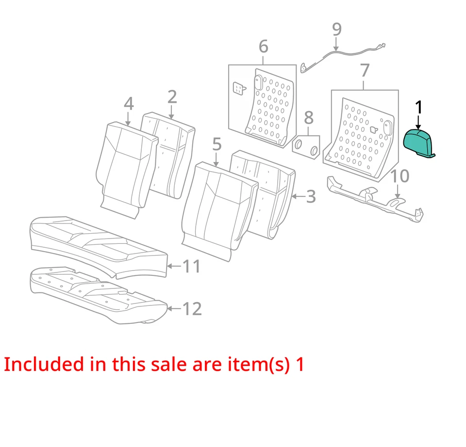Chevrolet Pontiac Cobalt G5 2005-2009 retención ASM R/ASIENTO HD *G 22717734 NUEVO Foto 2 de 3