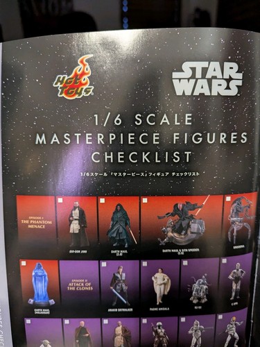 Star Wars Celebration Japan 2025 Hot Toys Catalog with 1/6 Checklist N-MINT - 第 3/15 張圖片