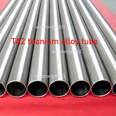 1PC OD 20/21/22/23/24/25/26/28/30mm *500mm TA2 Titanium Round Tube 1/2/3/4mm(T)