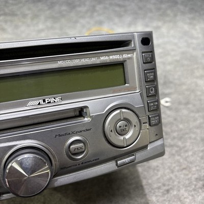 Alpine Car Stereo MDA-W900J MiniDisc MD CD Receiver 50W x 4 Tested