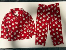 Little Me 2 Piece Christmas Santa Pajama Set SZ 18 Months. Boy Girl Unisex