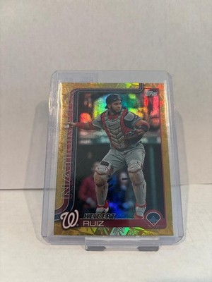 2025 Topps Series 1 - Keibert Ruiz #202 Gold Diamante  17/50