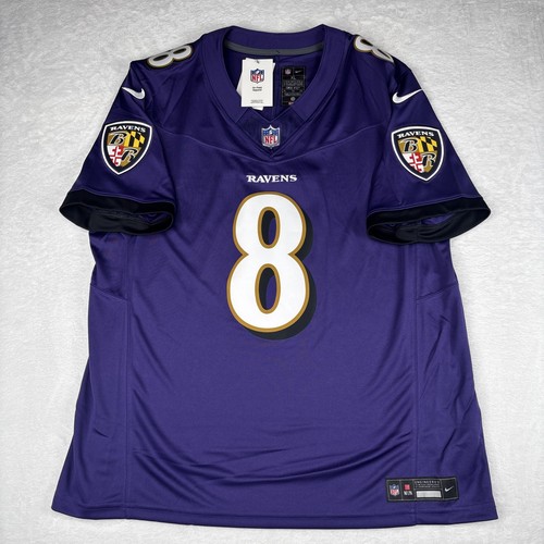 Nike Baltimore Ravens Lamar Jackson Vapor FUSE Limited Jersey Purple XL AUTHENT