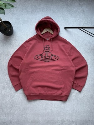 Vivienne Westwood Big Logo Orb Hoodie Pullover Hooded Men's Luxury