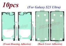 10x OEM Front Housing Back Cover Adhesive For Samsung Galaxy S23 Ultra SM-S918 B