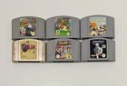 6 x Nintendo 64 Game Bundle Super Mario Zelda Mario Kart Smash Bros Star Wars