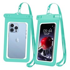  Up to 6.9" 2 Pack Waterproof Phone Pouch Case,Waterproof Phone Bag for iPhone