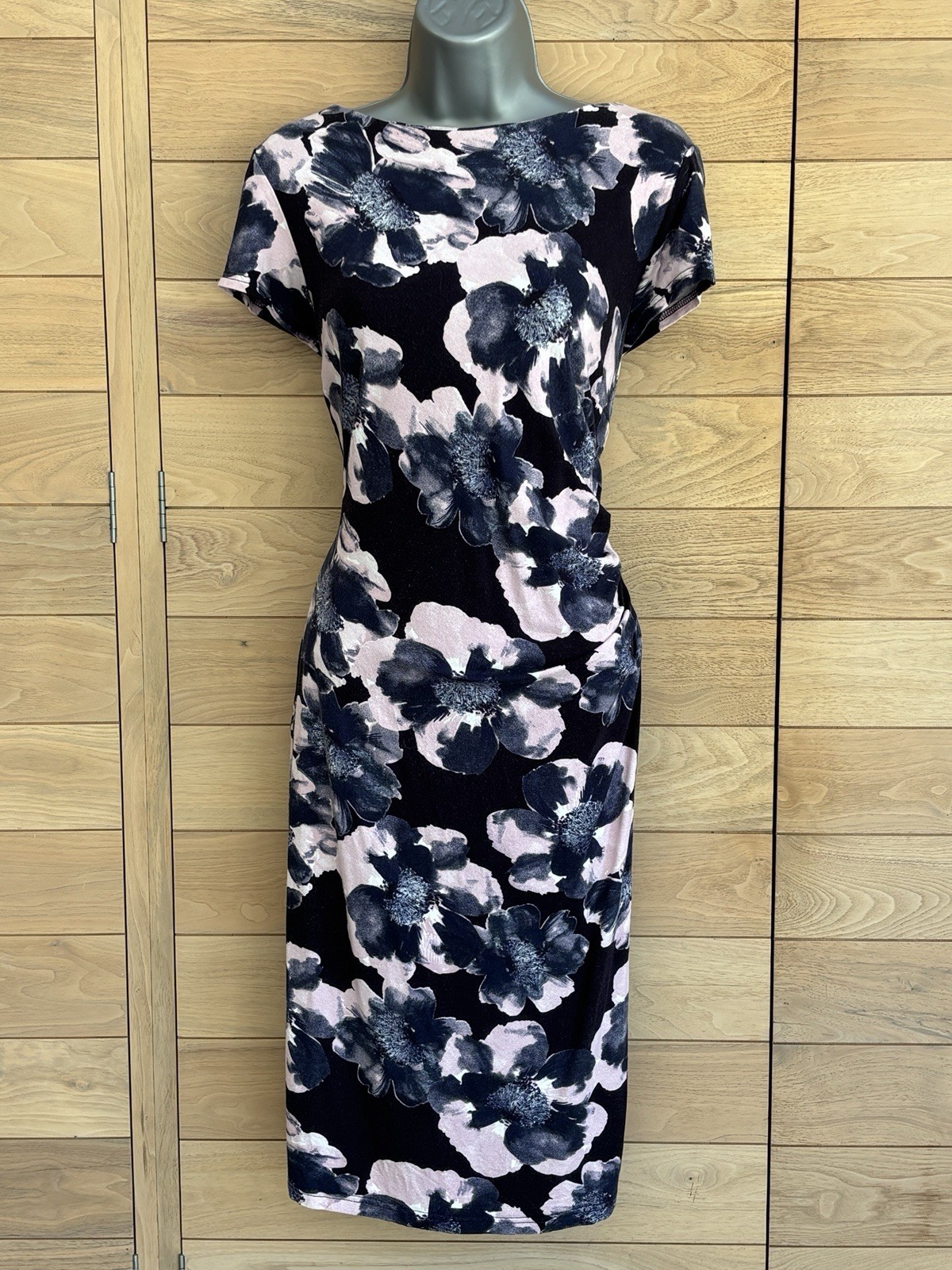 Vestido romano para mujer Reino Unido 12 EE. UU. 8 fiesta vacaciones boda movimiento floral