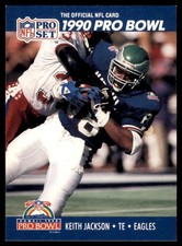 1990 Pro Set - Pro Bowl Keith Jackson #396
